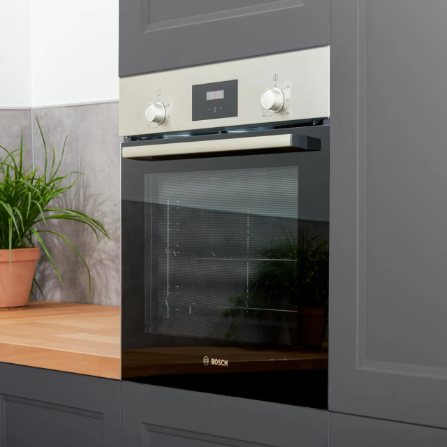 Bosch HHF113BR0B Series 2 Built In Electric Single Oven - Stainless Steel