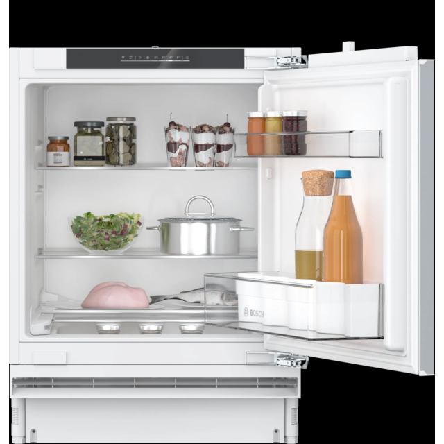 Bosch KUR21VFE0G Series 4 Integrated Under Counter Larder Fridge - White - E Rated - Shabbos Complia