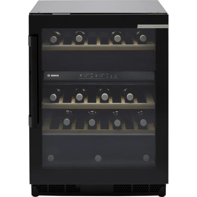 Bosch KUW21AHG0G Serie 6 Built In Wine Cooler - Black