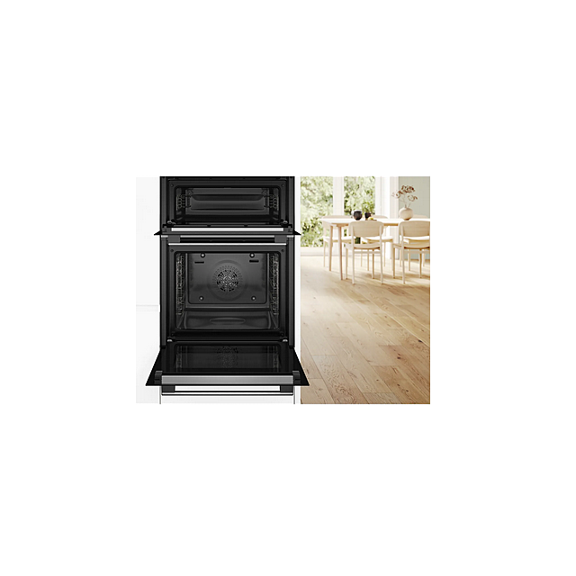 Bosch MBA578BS7B Bosch Series 6 Mba578bs7b Built In Electric Double Oven With Pyrolytic Cleaning - S