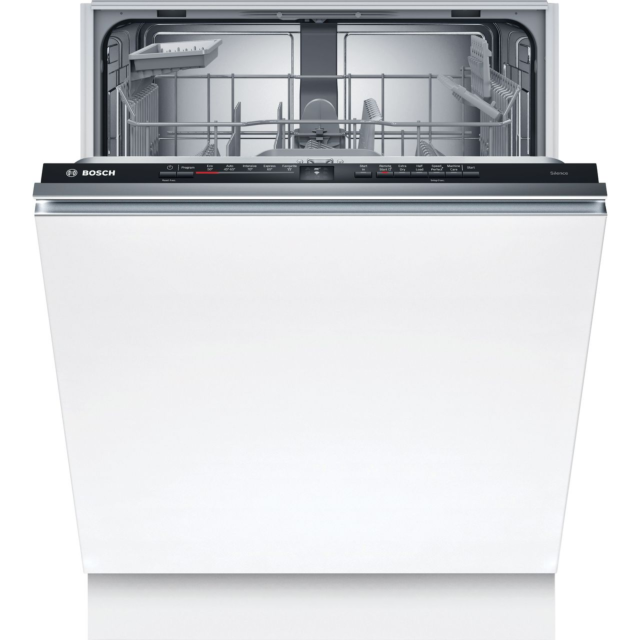 Bosch Series 2 SMV2HTX02G Wifi Connected Fully Integrated Standard Dishwasher - Black Control Panel with Fixed Door Fixing Kit 