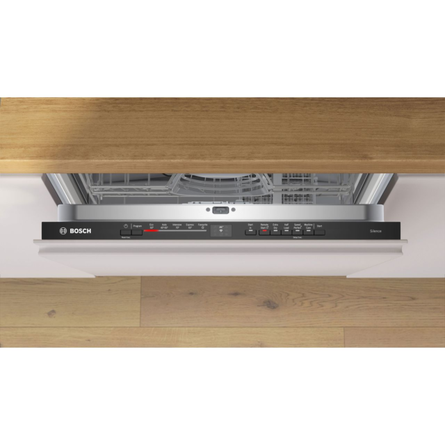 Bosch Series 2 SMV2HTX02G Wifi Connected Fully Integrated Standard Dishwasher - Black Control Panel with Fixed Door Fixing Kit 