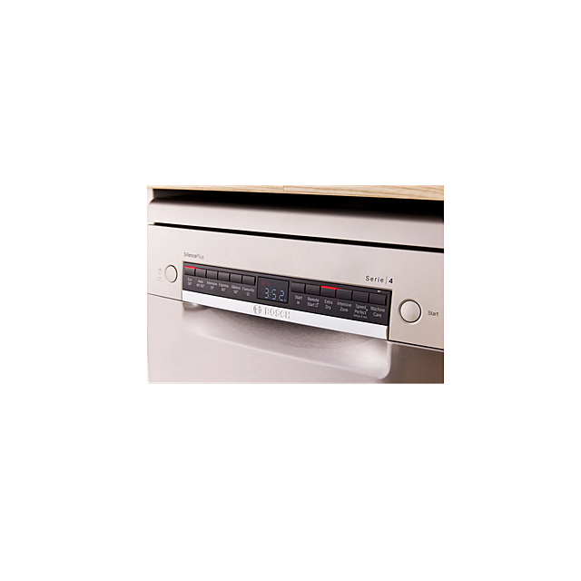 Bosch SPS4HMI49G Series 4 Freestanding Dishwasher – Silver Inox - E Rated - Extended Warranty If Reg