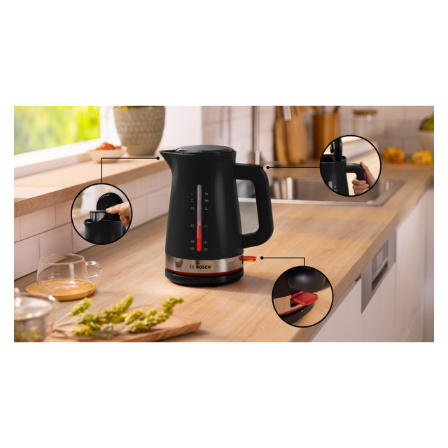 Bosch TWK4M223GB Mymoment 1.7L Kettle - Black