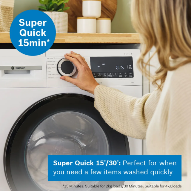 Bosch WGG254Z1GB Series 6 10kg Washing Machine with 1400 rpm - White