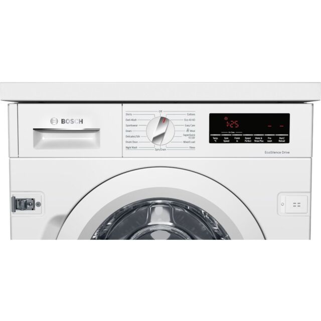Bosch WIW28502GB Series 8 Integrated Washing Machine - Extended Warranty If Registered