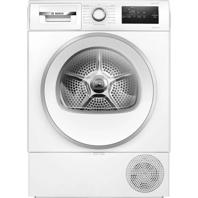 Bosch WTH85226GB Series 4 8Kg Heat Pump Tumble Dryer - White
