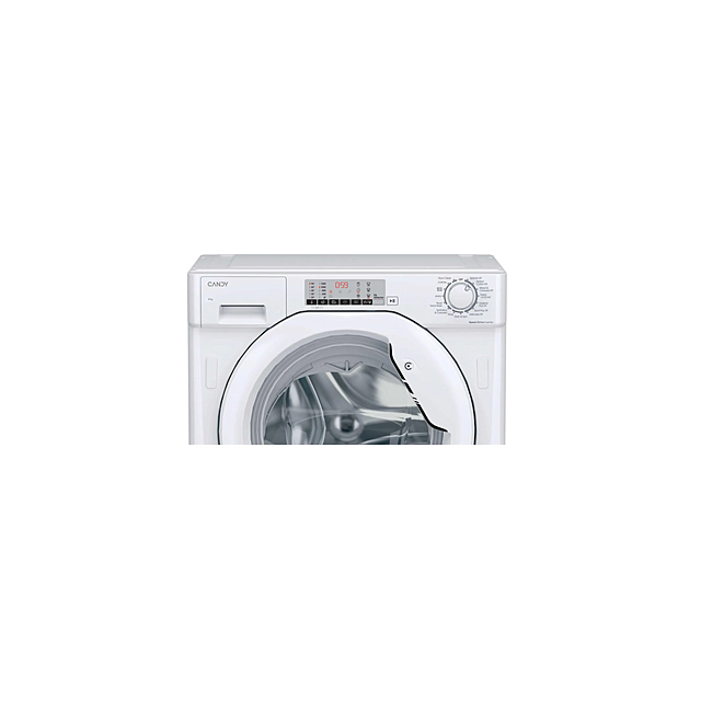 Candy CBW28D4WM5J-80 Integrated 8Kg Washing Machine With 1200 Rpm - White