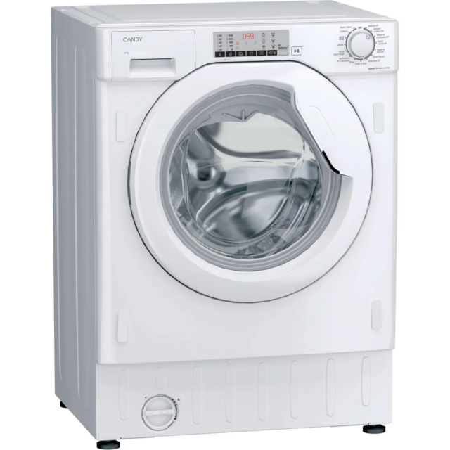 Candy CBW28D4WM5J-80 Integrated 8Kg Washing Machine With 1200 Rpm - White