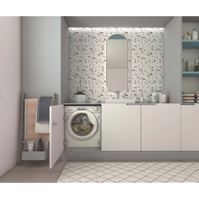 Candy CBW28D4WM5J-80 Integrated 8Kg Washing Machine With 1200 Rpm - White