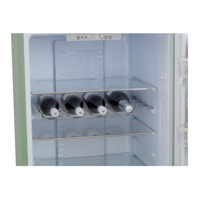 CDA Florence Meadow 199cm High 60/40 Frost Free Fridge Freezer - Meadow Green 