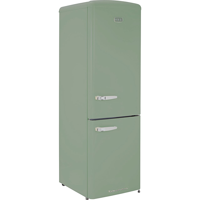 CDA Florence Meadow 199cm High 60/40 Frost Free Fridge Freezer - Meadow Green 