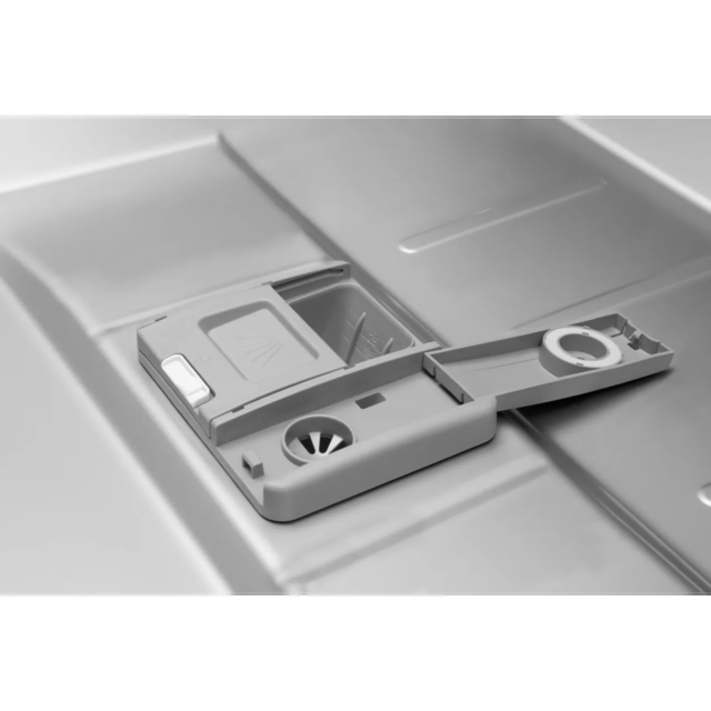 Cda SCD4509 Integrated Slimline Dishwasher - Black Control Panel with Fixed Kit