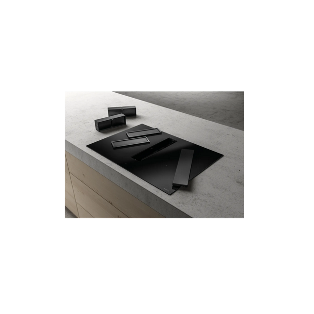 Elica NIKOLATESLA FIT 70 70 72Cm Venting Induction Hob - Black - For Ducted/Recirculating Ventilatio