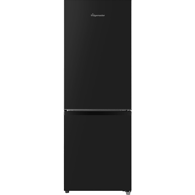 Fridgemaster MC50165EB Compact 143cm High 60/40 Fridge Freezer - Black 