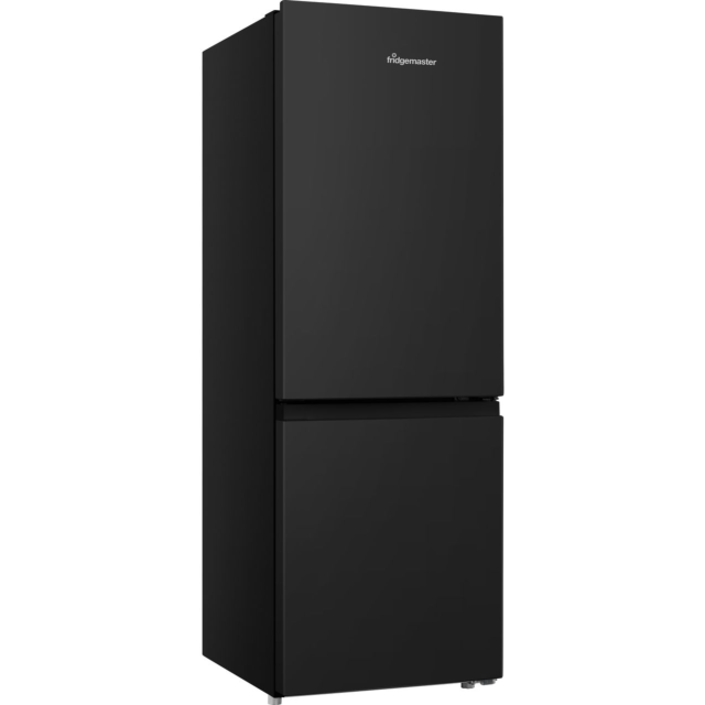 Fridgemaster MC50165EB Compact 143cm High 60/40 Fridge Freezer - Black 