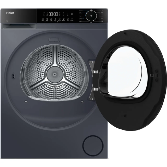 Haier HD100-D357AGU1UK X5 HD100-D357AGU1UK Wifi Connected 10Kg Heat Pump Tumble Dryer - Graphite