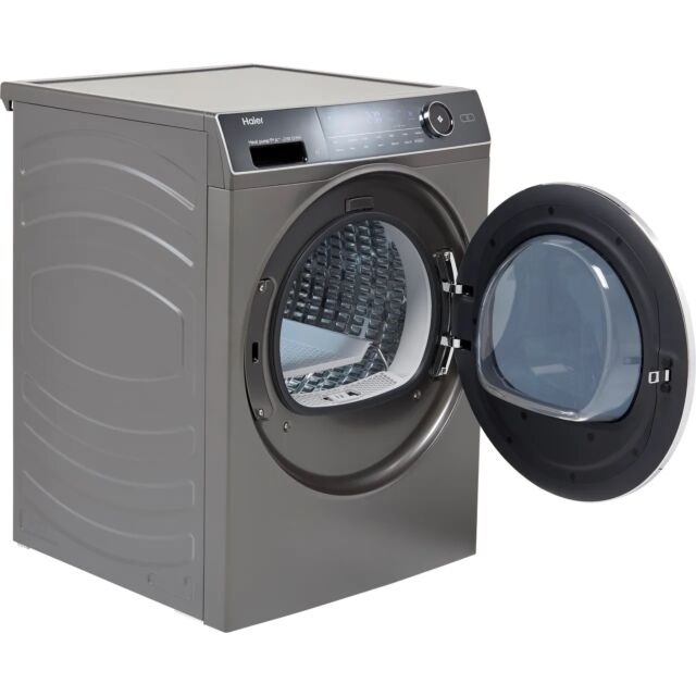 Haier HD90-A3Q979SU1 I-Pro Series 7 Plus 9Kg Heat Pump Tumble Dryer - Graphite