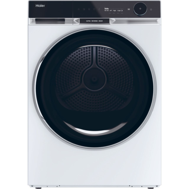 Haier X Series 11 HD90-A3Q97U1 Wifi Connected 9Kg Heat Pump Tumble Dryer - White 