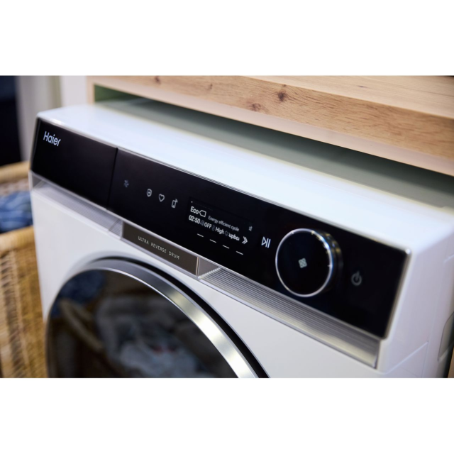 Haier X Series 11 HD90-A3Q97U1 Wifi Connected 9Kg Heat Pump Tumble Dryer - White 