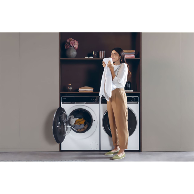 Haier X Series 11 HD90-A3Q97U1 Wifi Connected 9Kg Heat Pump Tumble Dryer - White 