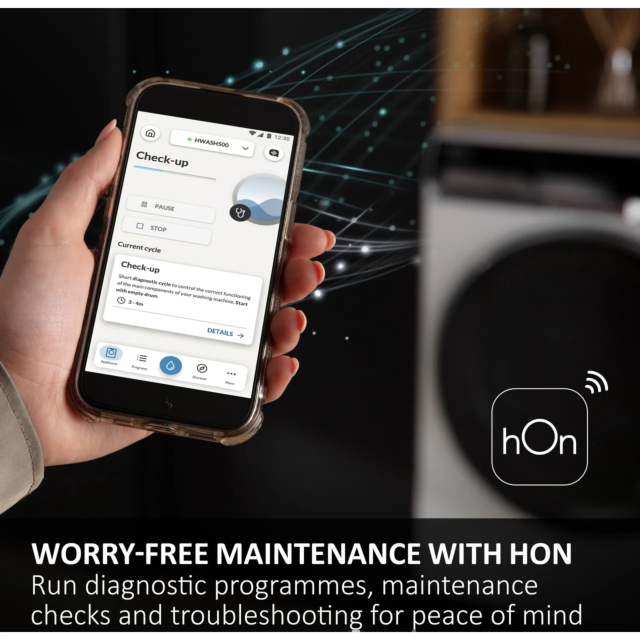 Haier HWDB10B14858U1UK Series 8 HWDB10B14858U1UK Wifi Connected Integrated 10Kg / 6Kg Washer Dryer w