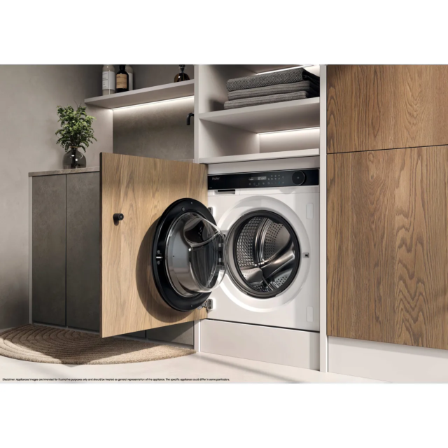 Haier HWDB10B14858U1UK Series 8 HWDB10B14858U1UK Wifi Connected Integrated 10Kg / 6Kg Washer Dryer w