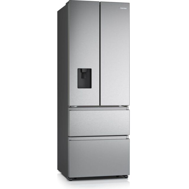 Hisense PureFlat RF632N4WIE Total No Frost American Fridge Freezer - Stainless Steel 