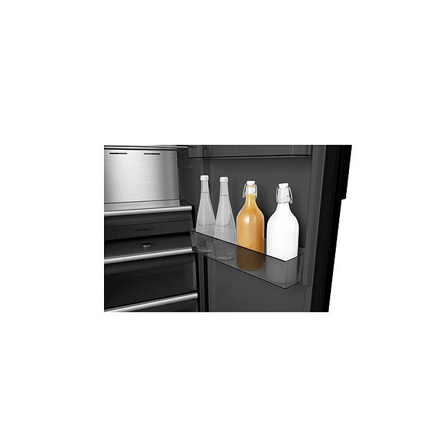 Hisense RL5K370GSFC Hisense Kitchenfit Rl5k370gsfc 186Cm High Fridge - Stainless Steel - C Rated