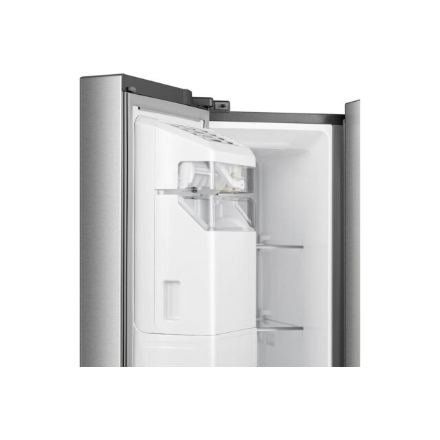 Hisense Pureflat Infinite RS818N4TIC Wifi Connected Non-Plumbed Total No Frost American Fridge Freezer - Stainless Steel 