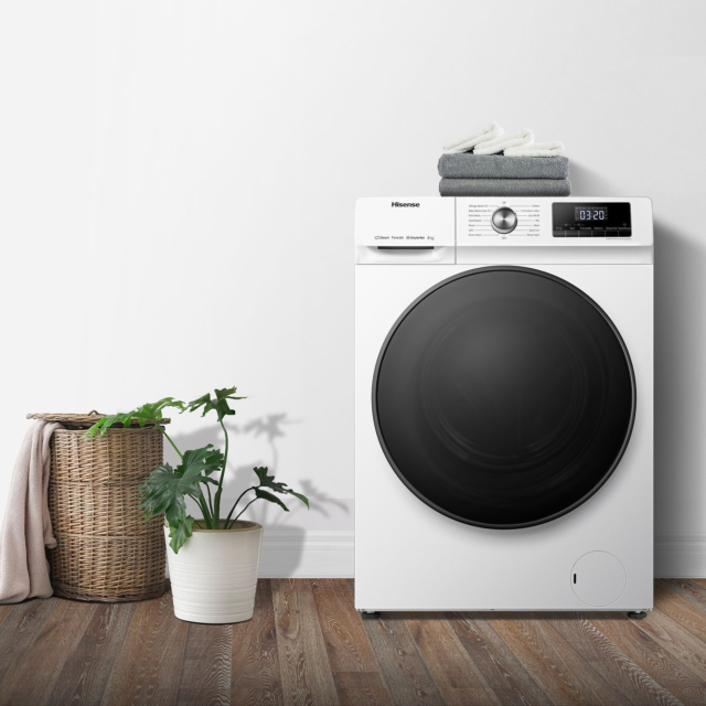Hisense 3 Series WFQA8014EVJM 8kg Washing Machine with 1400 rpm - White 