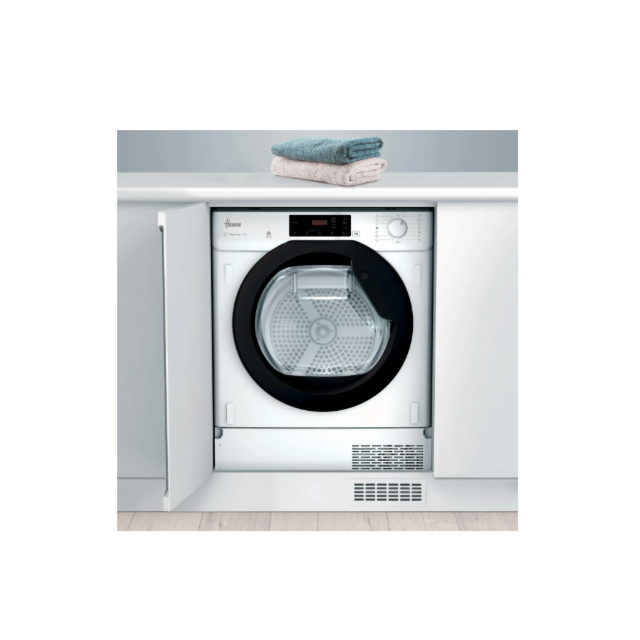 Hoover BATD H7A1TBE-80 H-Dry 300 Wifi Connected 7Kg Integrated Heat Pump Tumble Dryer