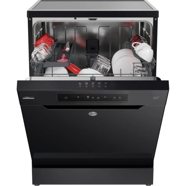 Hoover HF3C7L0B H-Dish 300 Wifi Connected Standard Dishwasher - Black