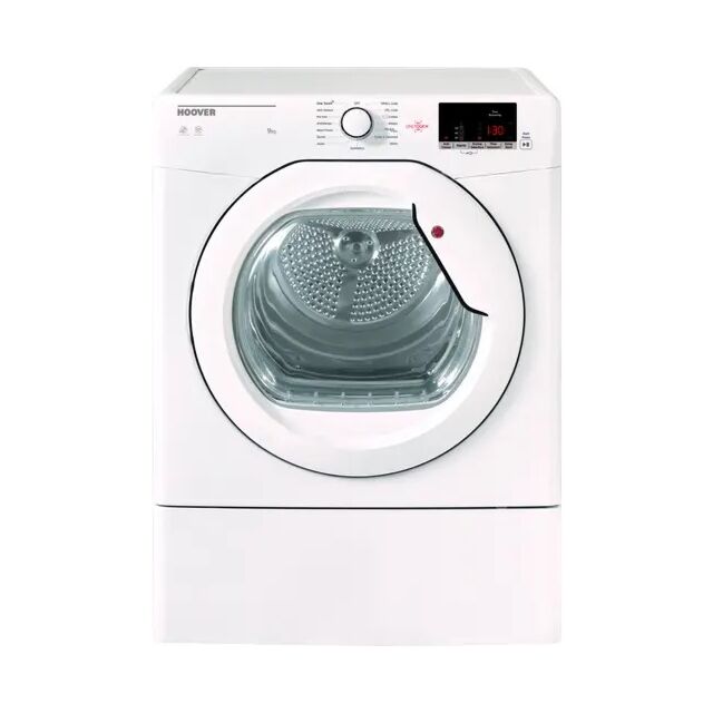 Hoover HLEV9DG 9Kg Vented Tumble Dryer - White With Clear Door