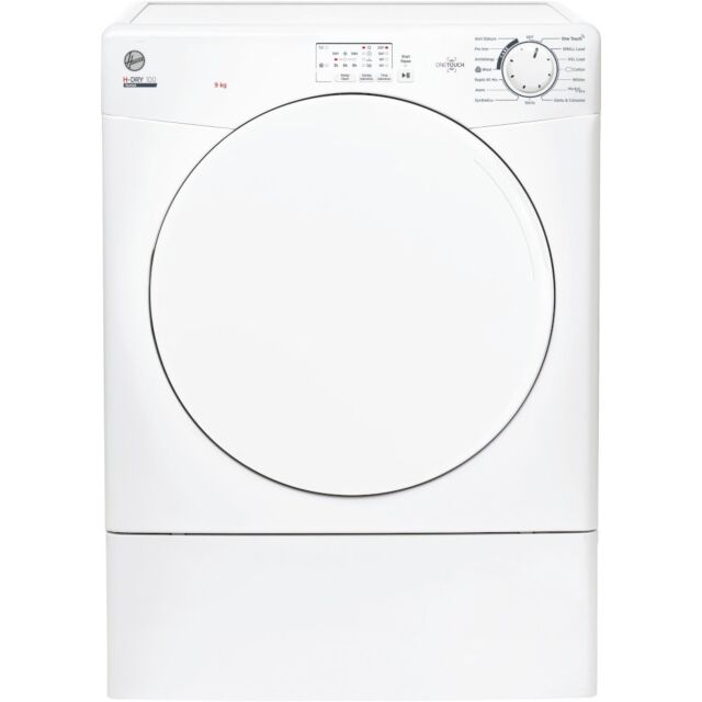 Hoover HLEV9LF-80 9Kg Vented Dryer In White With Solid Door