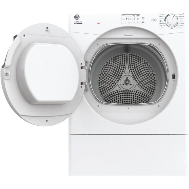 Hoover HLEV9LF-80 9Kg Vented Dryer In White With Solid Door