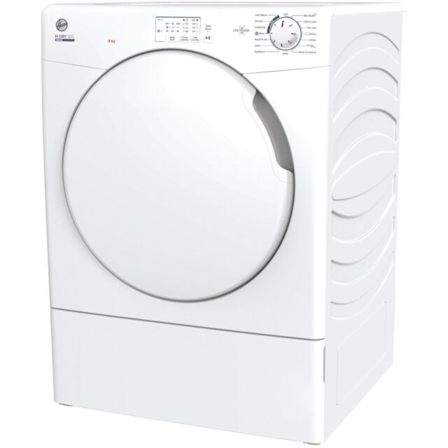 Hoover HLEV9LF-80 9Kg Vented Dryer In White With Solid Door
