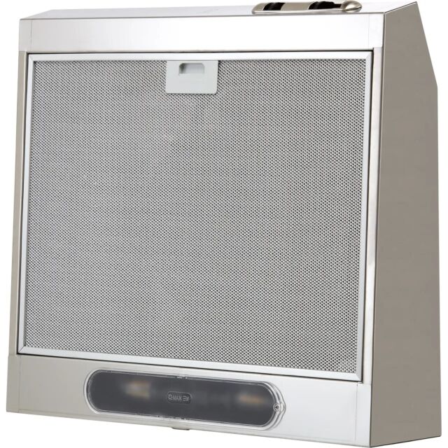 Indesit ISLK66LSX 60 Cm Visor Cooker Hood - Stainless Steel