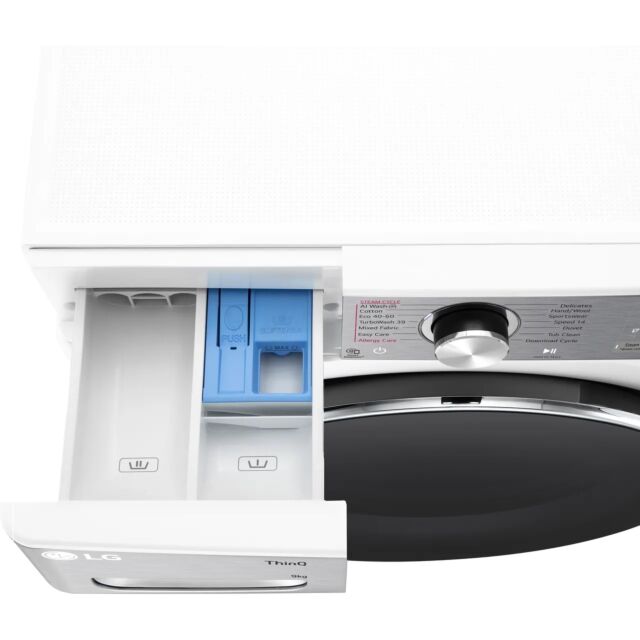 Lg F4Y909WCTN4 Turbowash™360 9Kg Washing Machine With 1400 Rpm - White