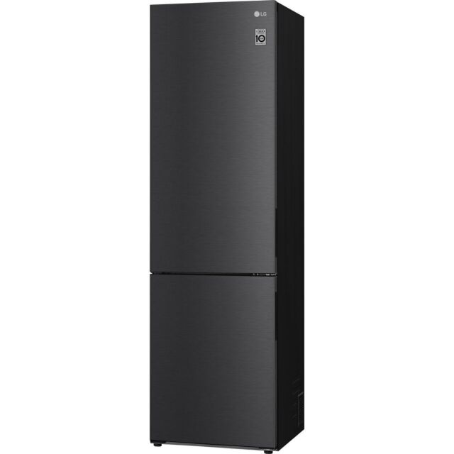 LG NatureFRESH™ GBP62MCNAC 70/30 Frost Free Fridge Freezer - Black 