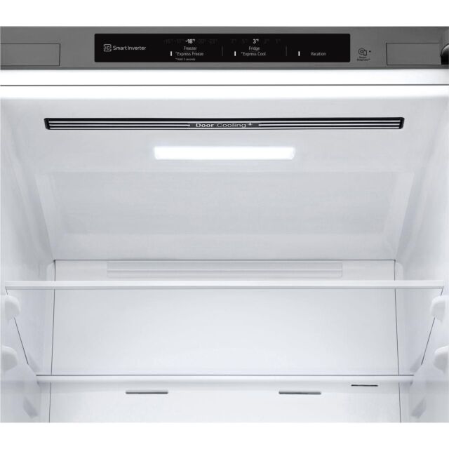 LG NatureFRESH™ GBV3100DPY 60/40 Frost Free Fridge Freezer - Prime Silver 