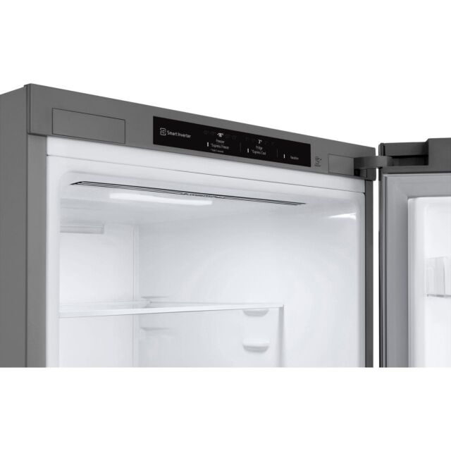 LG NatureFRESH™ GBV3100DPY 60/40 Frost Free Fridge Freezer - Prime Silver 