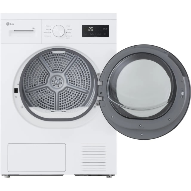 Lg RHA1008NWK A10 Series RHA1008NWK 8Kg Heat Pump Tumble Dryer - White