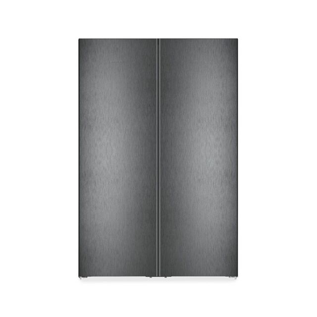 Liebherr XRFBD5220 American Fridge Freezer - Black Steel - D Rated