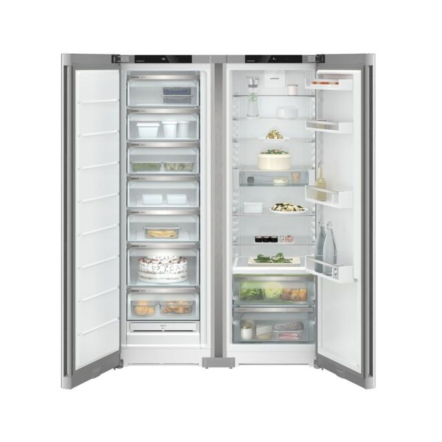 Liebherr XRFSF5225 American Fridge Freezer - Silver - D Rated
