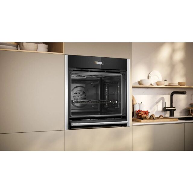 Neff B54CR71N0B Built-In Electric Single Oven - Stainless Steel