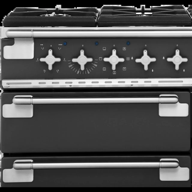 Rangemaster Elise ELS110DFFSL 110cm wide Dual Fuel Range Cooker with Gas Hob - Slate