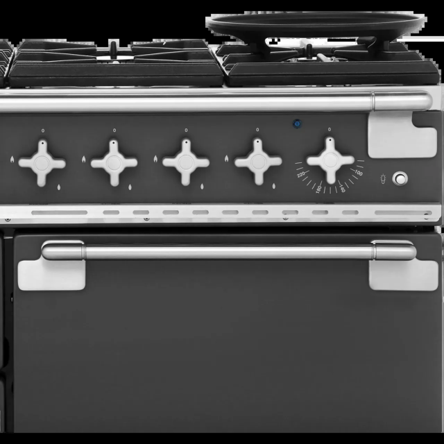 Rangemaster Elise ELS110DFFSL 110cm wide Dual Fuel Range Cooker with Gas Hob - Slate