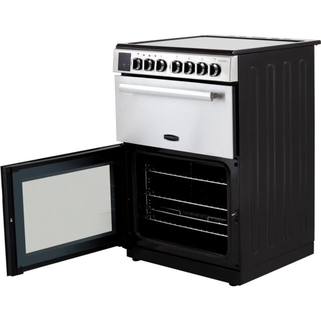 Rangemaster Professional Plus 60 PROPL60EISS/C 60cm Wide Double Oven Electric Cooker with Induction Hob - Stainless Steel / Chrome