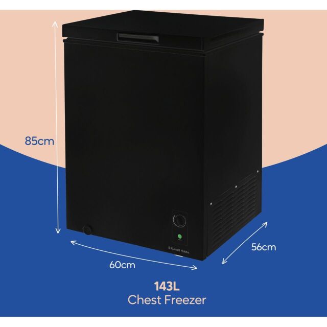 Russell Hobbs RH142CF0E1B Chest Freezer - Black 